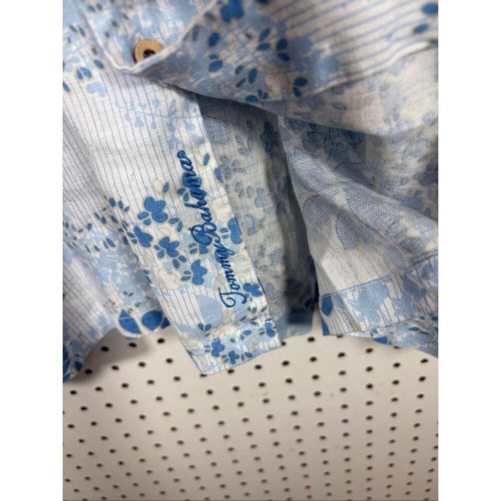Tommy Bahama Mens Tropical floral button down Linen shirt size XXL - Picture 3 of 5